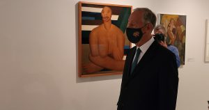 Presidente de Portugal visita o Museu de Arte Contemporânea da USP