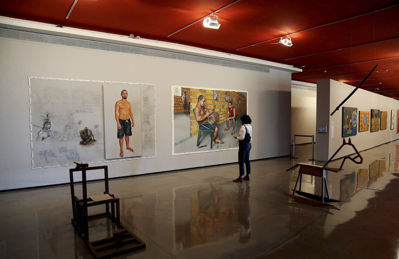 A 37ª edição da exposição "Panorama da Arte Brasileira", em cartaz no Museu de Arte Moderna (MAM) de São Paulo - Foto: Cecília Bastos