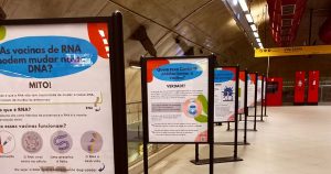 Estação Oscar Freire do Metrô recebe exposição sobre vacinas