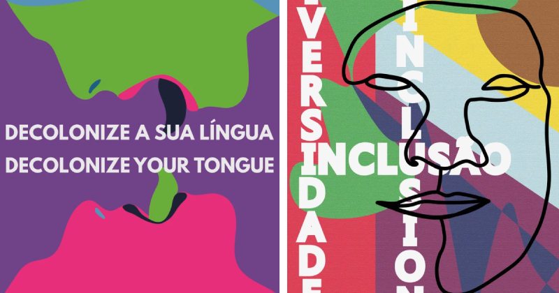 Inclusion Poster Project discute a diversidade possível com uso da linguagem - Cartazes: Marcela de Souza Nogueira / Murilo Yamassita & Murilo Garcia