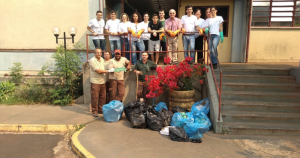 USP em Ribeirão Preto promove caminhada da limpeza e separação dos resíduos