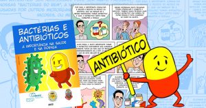Pesquisadores da USP criam gibi para conscientizar a população sobre uso correto de antibióticos