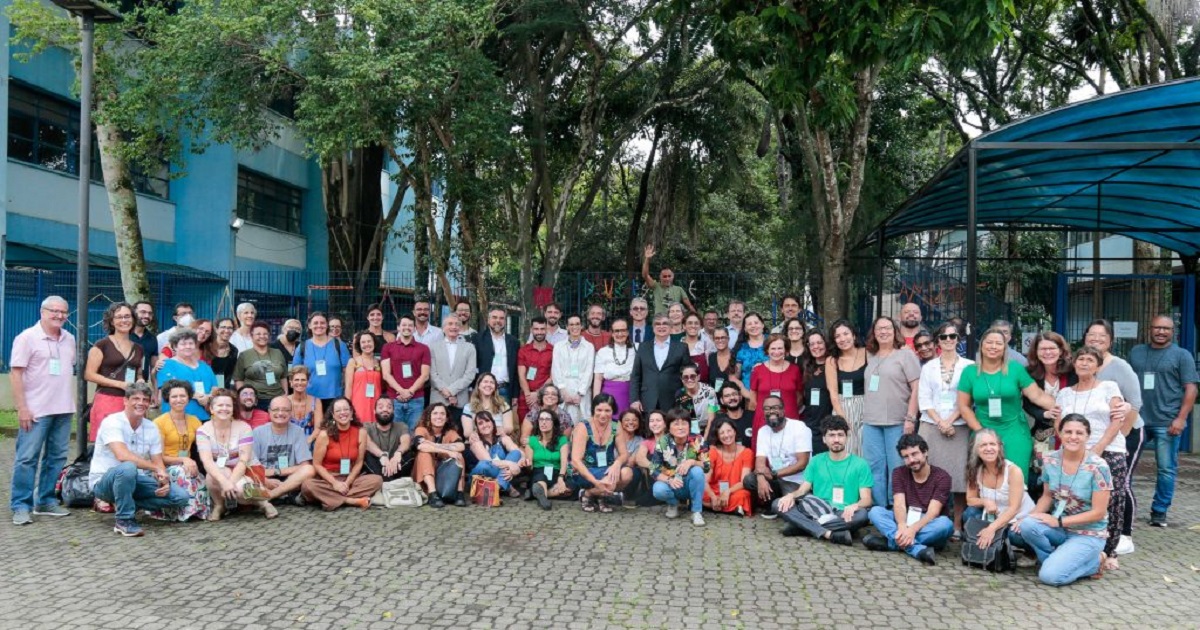 Equipe da Escola de Aplicação recebe seus novos 19 docentes no início do ano letivo de 2023 – Foto: Cecília Bastos/USP Imagens