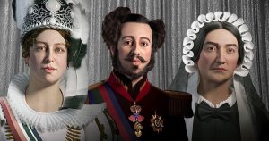 Cara a cara com a família imperial: pesquisa simula rostos de D. Pedro I e suas esposas
