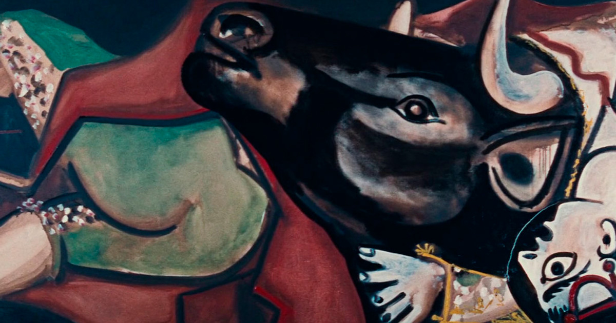 Cena do filme O Mistério de Picasso (1956) - Foto: Reprodução/Cinusp