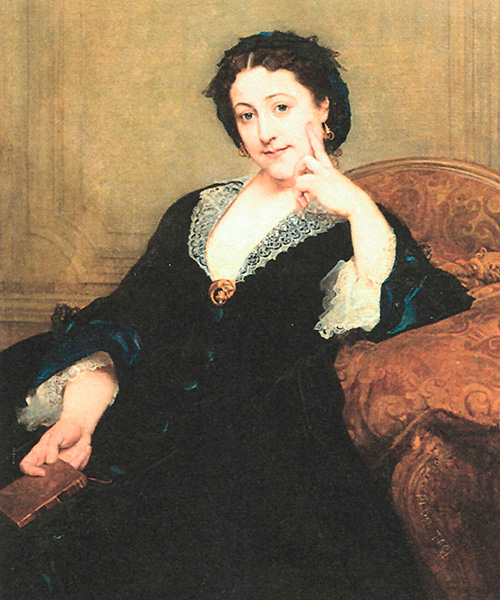Senhorita Madeleine Brohan da Comédie Française (1860), de Paul Baudry - Foto: Reprodução/extraída do livro "Más Notícias, de Rodolfo Amoedo"