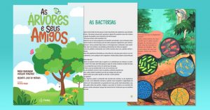 Vida em torno das árvores é tema de livro infantil que alerta sobre a preservação do meio ambiente
