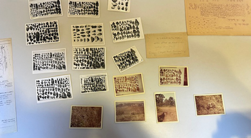Registros fotográficos feitos pelo engenheiro suíço  Caspar Hans Luchsinger, que fez as primeiras pesquisas arqueológicas no local - Foto: Acervo pessoal / Paulo Zanettini
