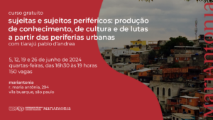 Periferias urbanas de São Paulo são tema de curso gratuito