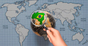 Brasil aparece como centro do mundo no novo mapa-múndi do IBGE