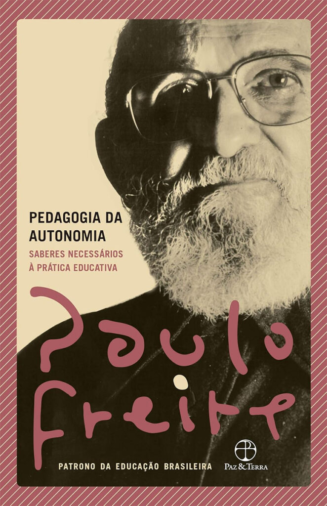 Imagem: Capa do livro Pedagogia da autonomia, de Paulo Freire