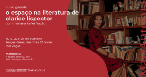 Curso discute a dimensão espacial na obra de Clarice Lispector