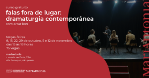 Curso discute a dramaturgia contemporânea em seu contexto histórico