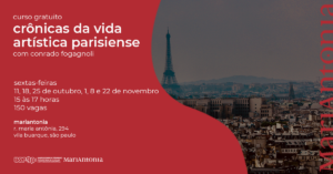 Curso gratuito explora a vida artística parisiense