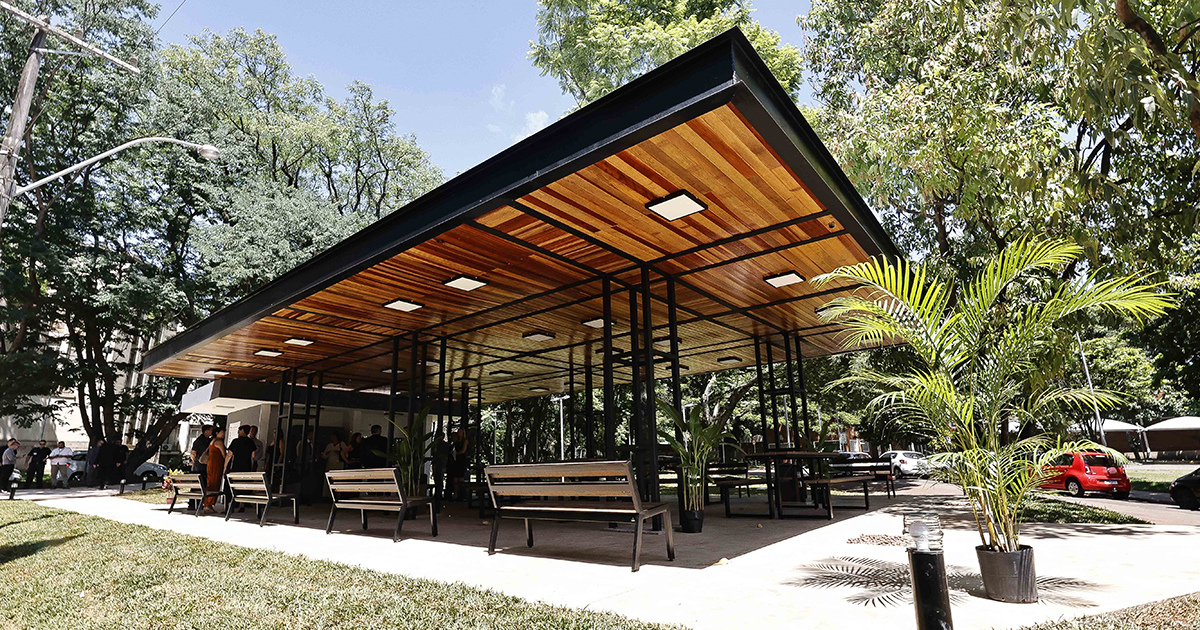 O Espaço Coruja é um dos três centros de vivência inaugurados no Campus Luiz de Queiroz, em Piracicaba – Foto: Marcos Santos/USP Imagens