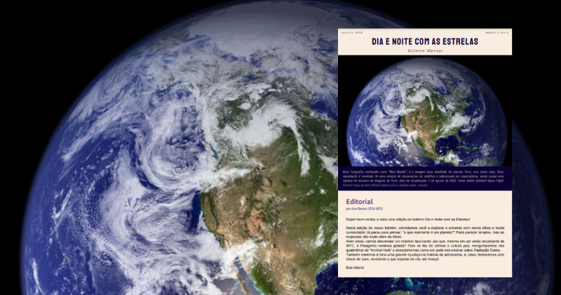 Frio na Patagônia, radiação do incrível Hulk e o céu de janeiro são temas de boletim astronômico