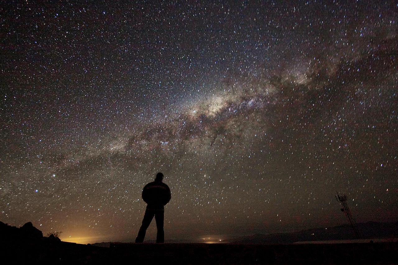 Via Láctea vista do deserto do Atacama - Foto: ESO/A. Fitzsimmons/ Wikimedia Commons