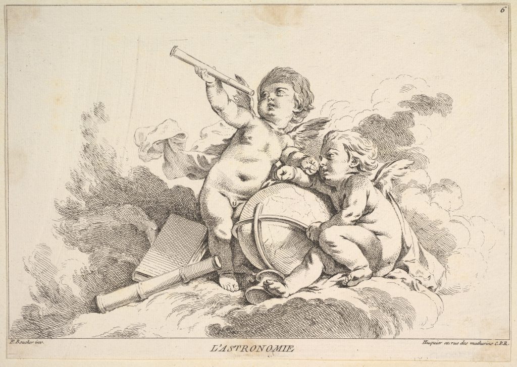 Astronomia, de Louis Félix de La Rue - Acervo digital Metropolitan Museum