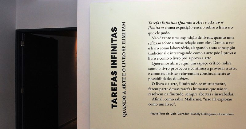 Mostra "Tarefas Infinitas", na Biblioteca Brasiliana - Foto: Jorge Maruta/USP Imagens