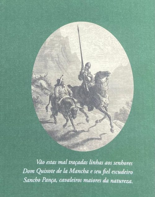 Dom Quixote é um dos vários livros citados por Oliveira - Foto: Divulgação/Página 9 do livro