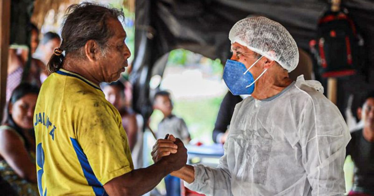 Trabalho de atendimento de saúde nas aldeias no Pará - Foto: cedida pelo pesquisador João Guerreiro