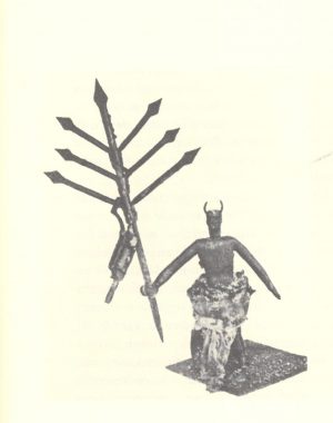 Representação de Exu Sete Caminhos - Foto: Reprodução/livro "Exu - Um Deus Afro-Atlântico no Brasil"