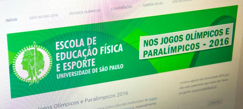 O hot site lista os profissionais da USP que trabalharão nos Jogos Olímpicos e Paralímpicos Rio 2016 - Foto: Divulgação